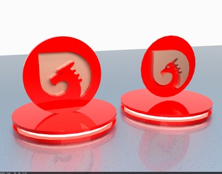 龙年装饰龙元素龙logo7
