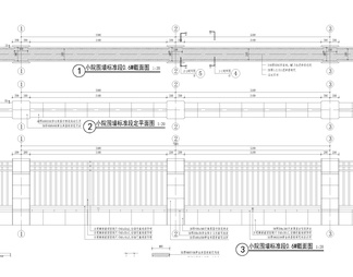 铁艺栏杆围墙护栏庭院小区围栏图库 做法详图节点大样图CAD施工图