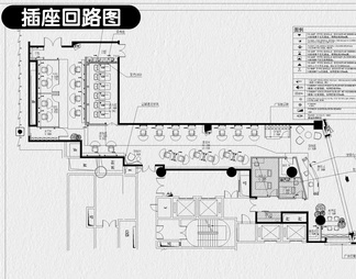 理发店美发店美容院装修设计CAD施工图纸店面工装室内设计效果图