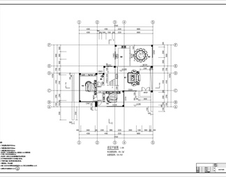 独栋别墅建筑设计 施工图 效果图