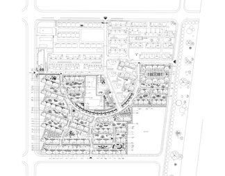 117套居住区景观规划CAD图纸