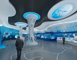 海洋主题规划馆 互动触摸屏 娱乐互动装置 海洋生物