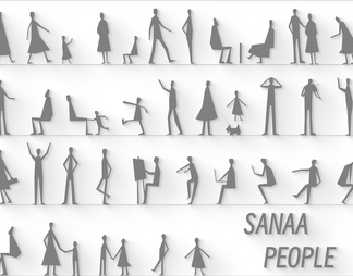 人物立面CAD（SANAA People）