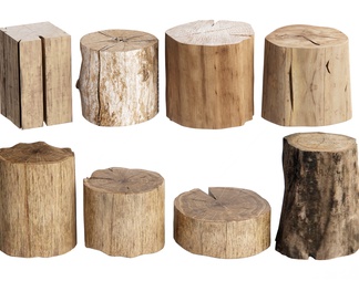 木桩 树凳