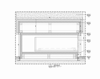 墙面格栅造型软包坐凳施工详图 方通格栅 造型墙面 木格栅 抽屉