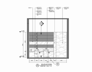 卫生间墙面造型及洗手台施工详图