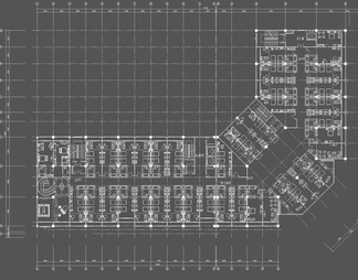 酒店大堂客房标间CAD图库 工装宾馆平面布置方案图块素材施工图