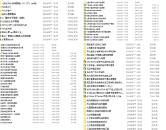 消防给排水电气系统图工装CAD施工图纸配电强弱电水电全套设计图