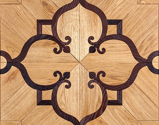 现代美式拼花木地板