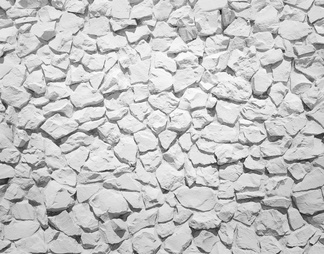 白色卵石涂料墙面地面
