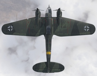 德国空军HE111轰炸机4套涂装