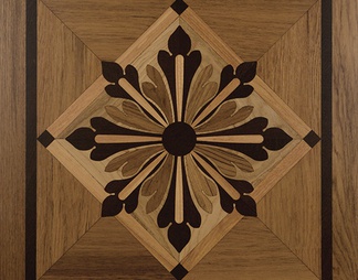 现代美式图案拼花木地板 (