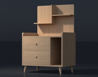 床头柜，置物柜，实木家具，边柜