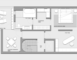 283㎡三层联排别墅豪宅户型平面改造优化别墅户型平面图