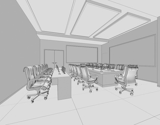 会议室 控制室 指挥室 观察室 小型会议室 会议桌 办公椅 报告室