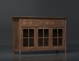 玄关柜，柜架，边柜，实木家具