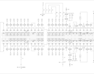 高压柜变压器二次接线原理图开关柜配电线路系统图