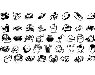 食物 标志
