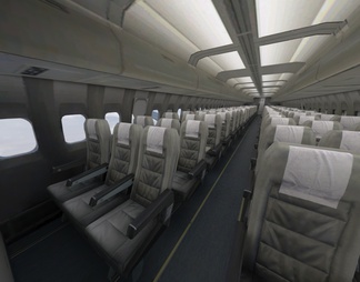 波音737200客机民航飞机带驾驶室乘客舱7种涂装