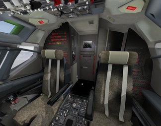 波音737400客机民航飞机带驾驶室24种涂装