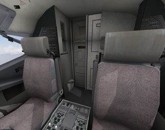 波音737max9客机民航飞机带驾驶室6套涂装