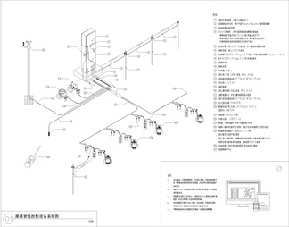 喷灌浇灌系统园林绿化给水庭院自动做法安装大样图详图