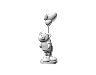 气球小熊雕塑装置