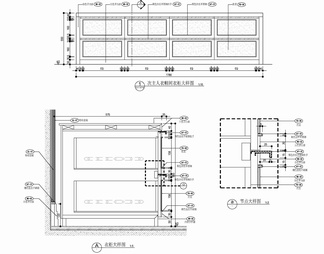 四套衣帽间衣柜及内部结构施工详图