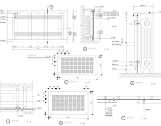 暖气罩节点大样图详图工艺做法