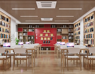 图书阅览室 图书馆 图书室 休闲阅读区 书屋 书吧 活动中心