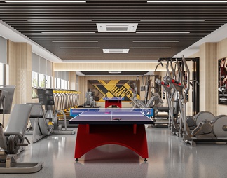 健身房 健身室 办公室健身房 酒店健身房 体育运动 健身器材 休闲娱乐室