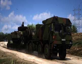 猛犸象型德国联邦国防军重型运输车HX81SLTMammut