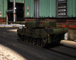瑞士140mm豹2Panzer87​​坦克车