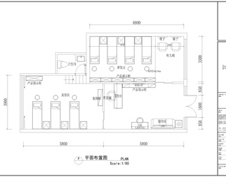 美容院SPA会所医疗护理室皮肤护肤中心方案平面布局图