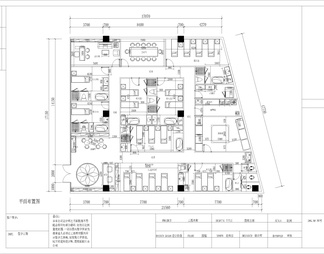 美容院SPA会所医疗护理室皮肤护肤中心方案平面布局图