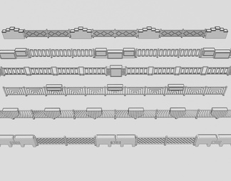 围栏护栏组合