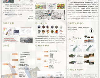 PSD免抠城市公园景观设计展板
