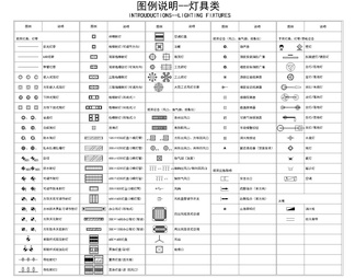 灯具图例CAD