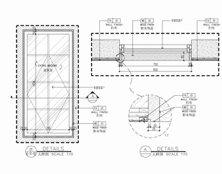 原建筑窗包木饰面窗套施工详图 窗套 木线条 原建筑窗 墙面硬包