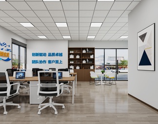 公司办公区 装饰公司 开敞办公室 企业办公室 会议室 接待室 工作室