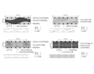 道路及园路铺装CAD