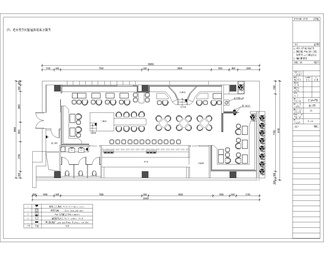 酒吧室内装修CAD施工图+预算