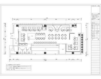 酒吧室内装修CAD施工图+预算