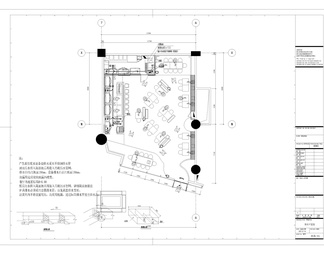 小酒馆-效果图+施工图CAD+电气排水暖通图