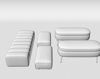 布艺沙发凳 模块沙发凳 换鞋凳 床尾凳