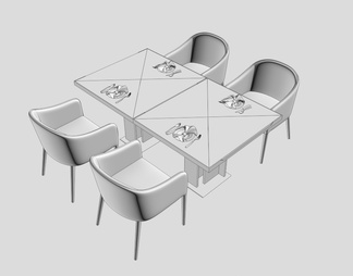 餐桌椅组合  餐桌椅