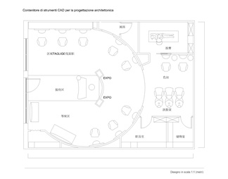 美容美发医疗图库CAD