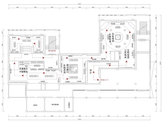 博物馆历史文化展厅科技非遗文化体验馆平面图