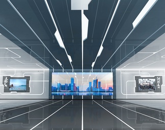 城市规划展厅 LED拼接大屏