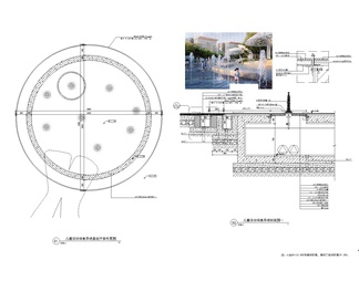 广场旱喷CAD施工图